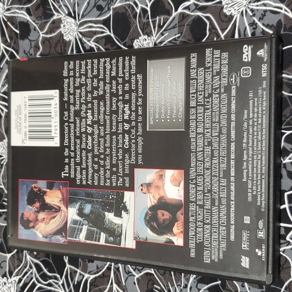 Color of Night DVD - Picture 2 of 3